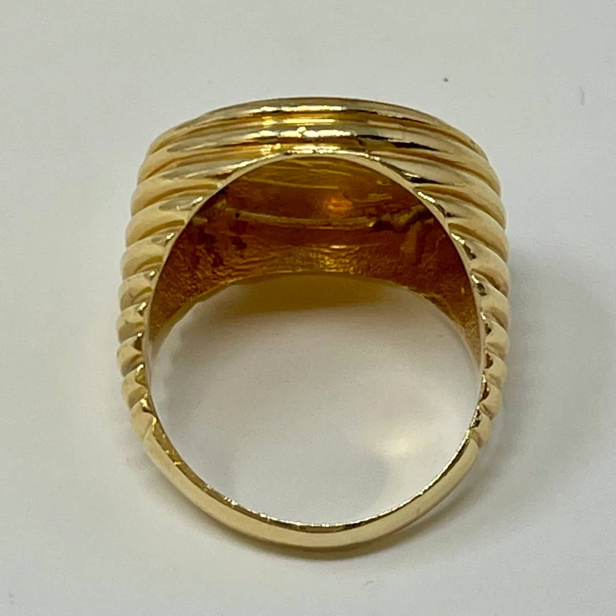 14K Gold $2.5 Dollar 1928 Indian Head Coin Men's Ring