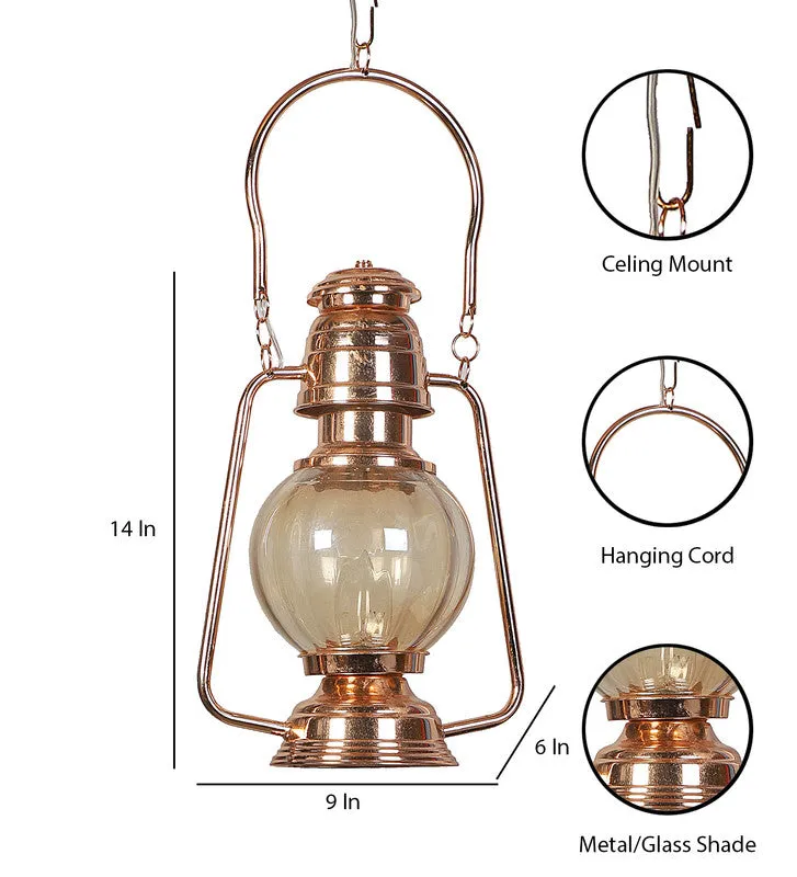 1907-1Lp Eliante Rose Gold Classic Hangings  - Without Bulb