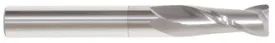 204-602686: 5/16 Dia, 13/16 LOC, 2-1/2 OAL, 2-Flt, .015 Corner Rad Carbide End Mill- Single End, 30 Deg. Helix, TiCN, USA