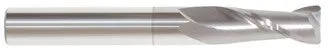 204-602686: 5/16 Dia, 13/16 LOC, 2-1/2 OAL, 2-Flt, .015 Corner Rad Carbide End Mill- Single End, 30 Deg. Helix, TiCN, USA