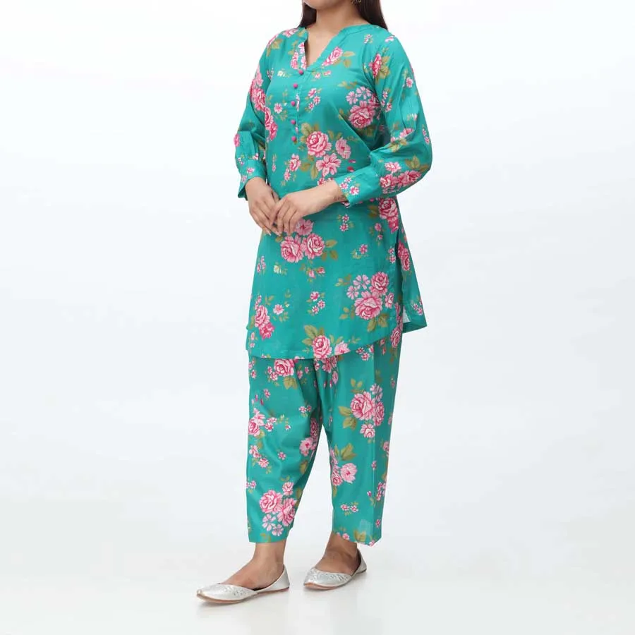 2PC- Digital Printed Lawn Suit PS4346
