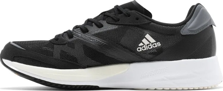 Adidas Adizero Adios 6 'Black White' sneakers, black