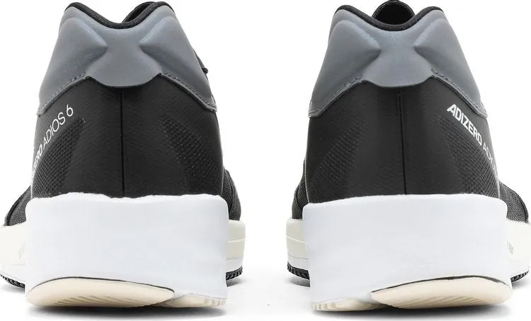 Adidas Adizero Adios 6 'Black White' sneakers, black
