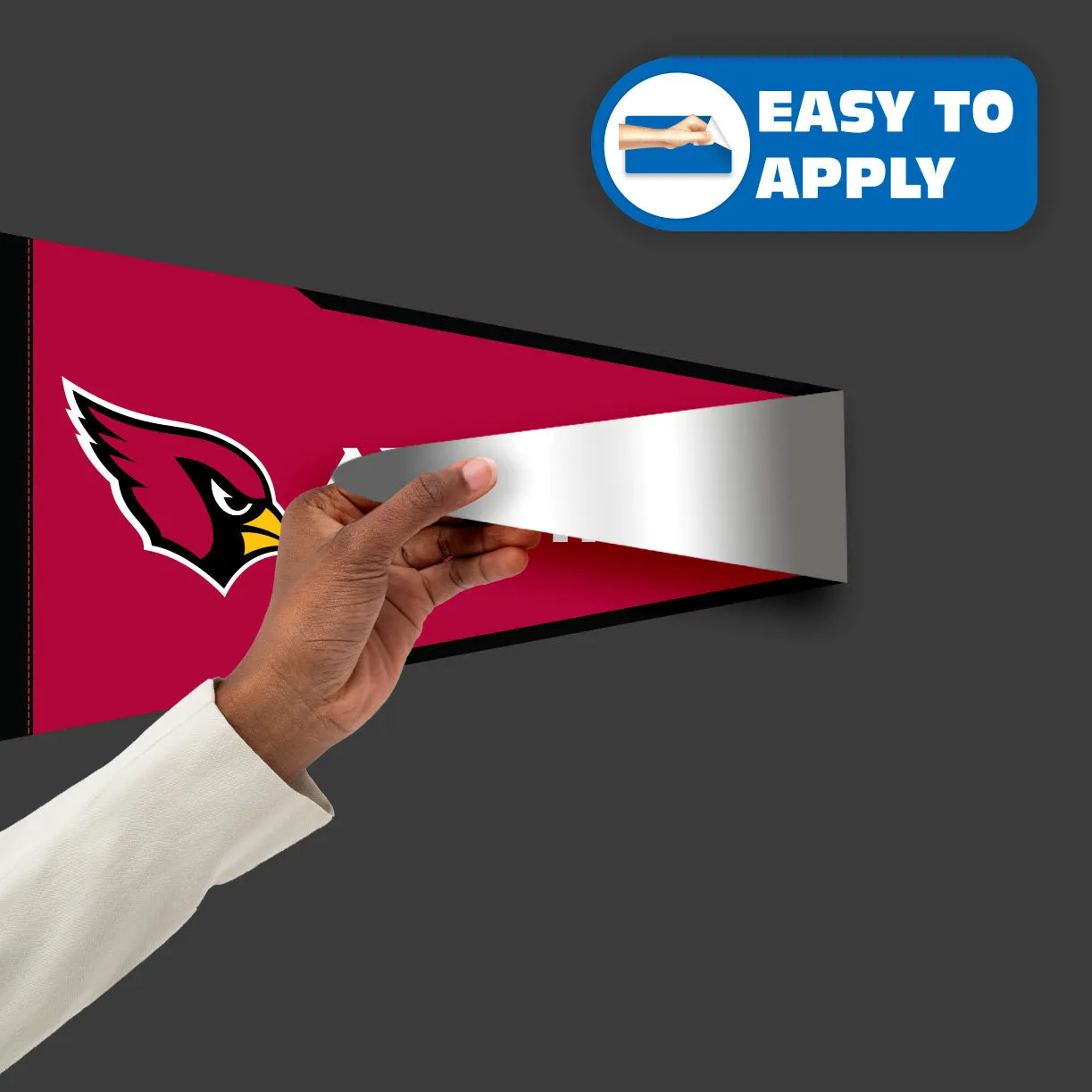 Arizona Cardinals: Kyler Murray Black Jersey        - Officially Licensed NFL Removable     Adhesive Decal