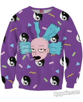 Cynthias Empowering Bad Bitch Crewneck Sweatshirt