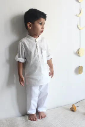 Band Collar Kurta
