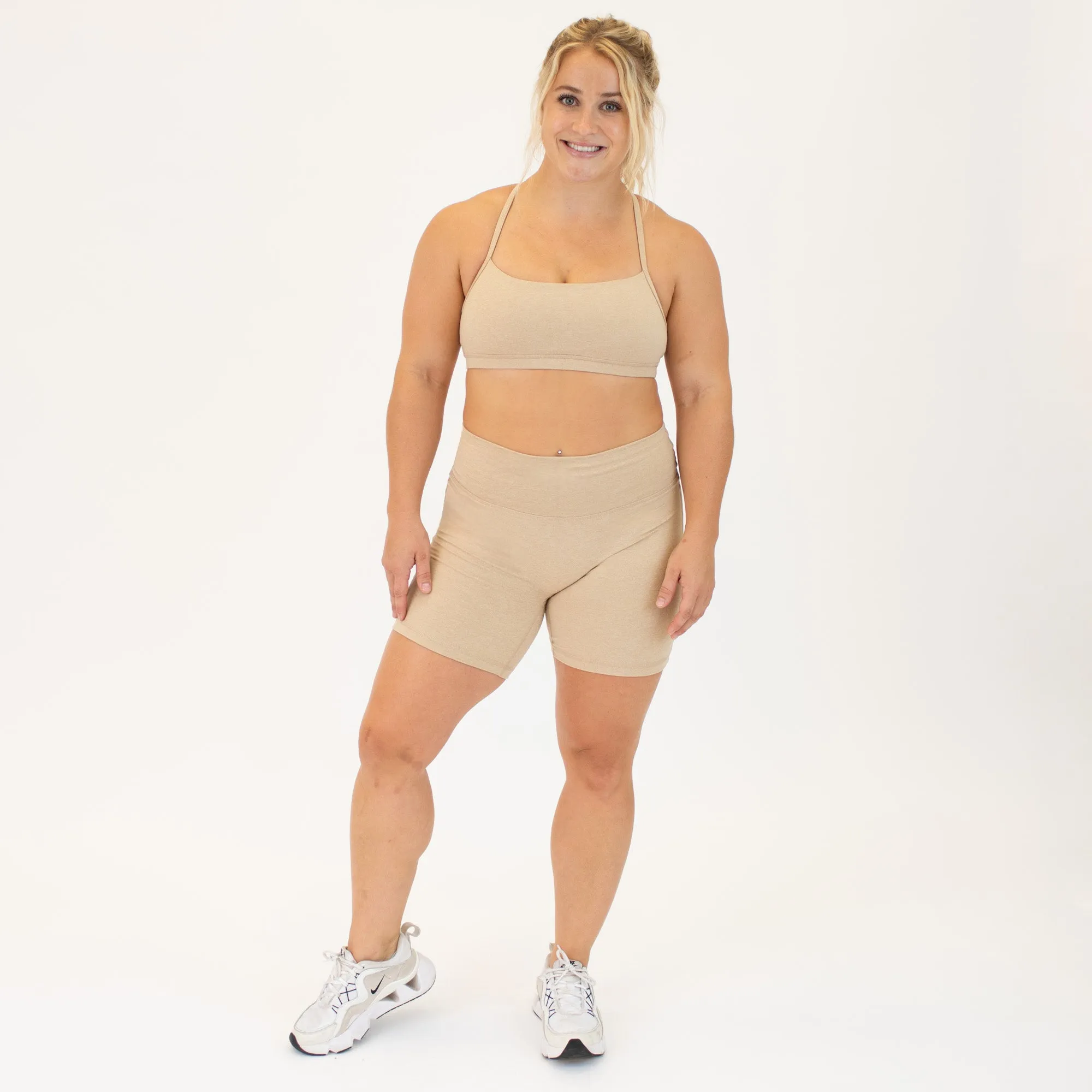Biker Short 6" - No Front Seam - High Rise