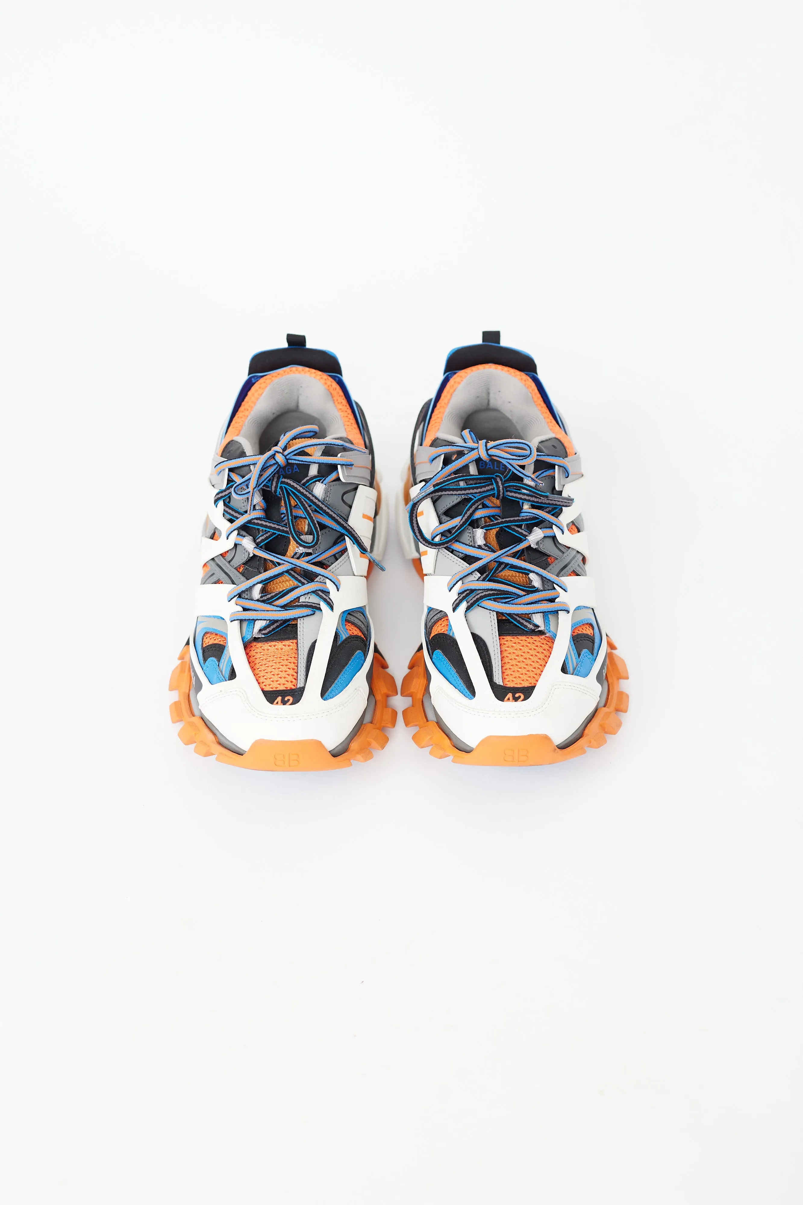 Blue & Orange Track Sneaker