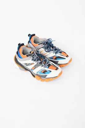 Blue & Orange Track Sneaker