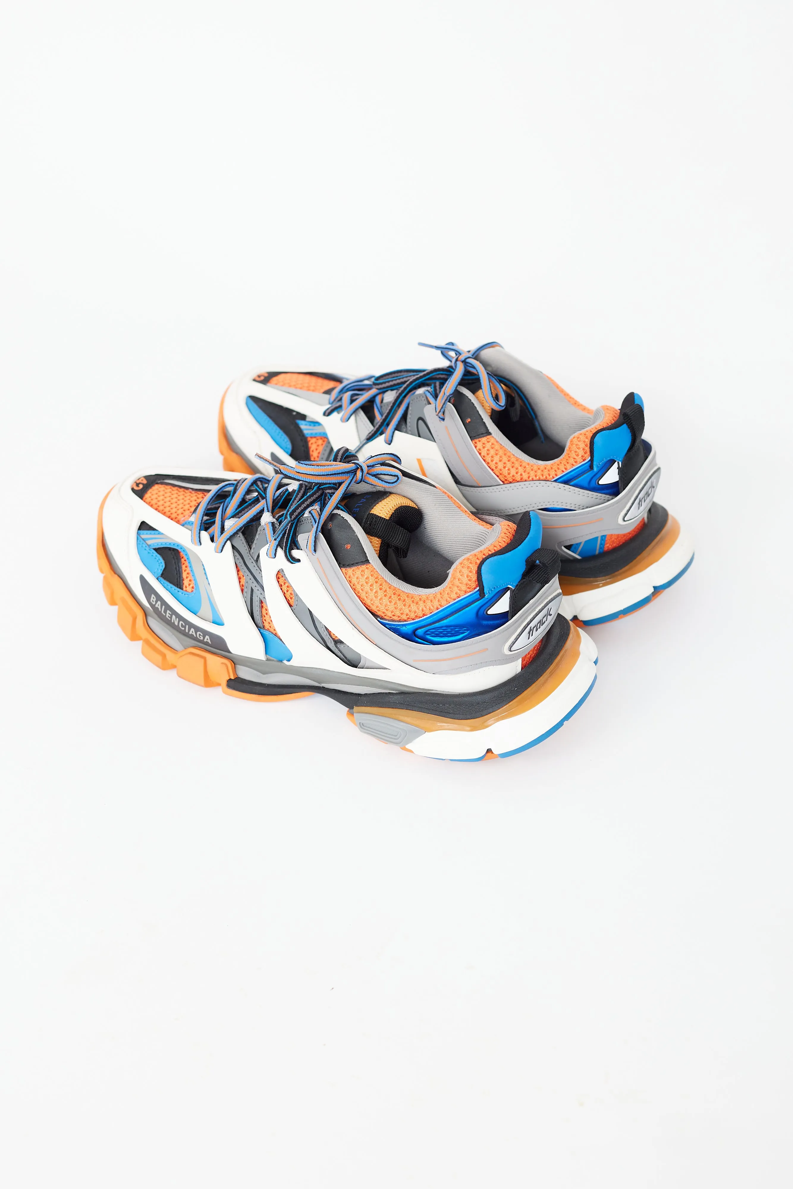 Blue & Orange Track Sneaker