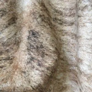 Brindle Light Tan Cowhide
