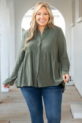 Call On Me Top, Army Green