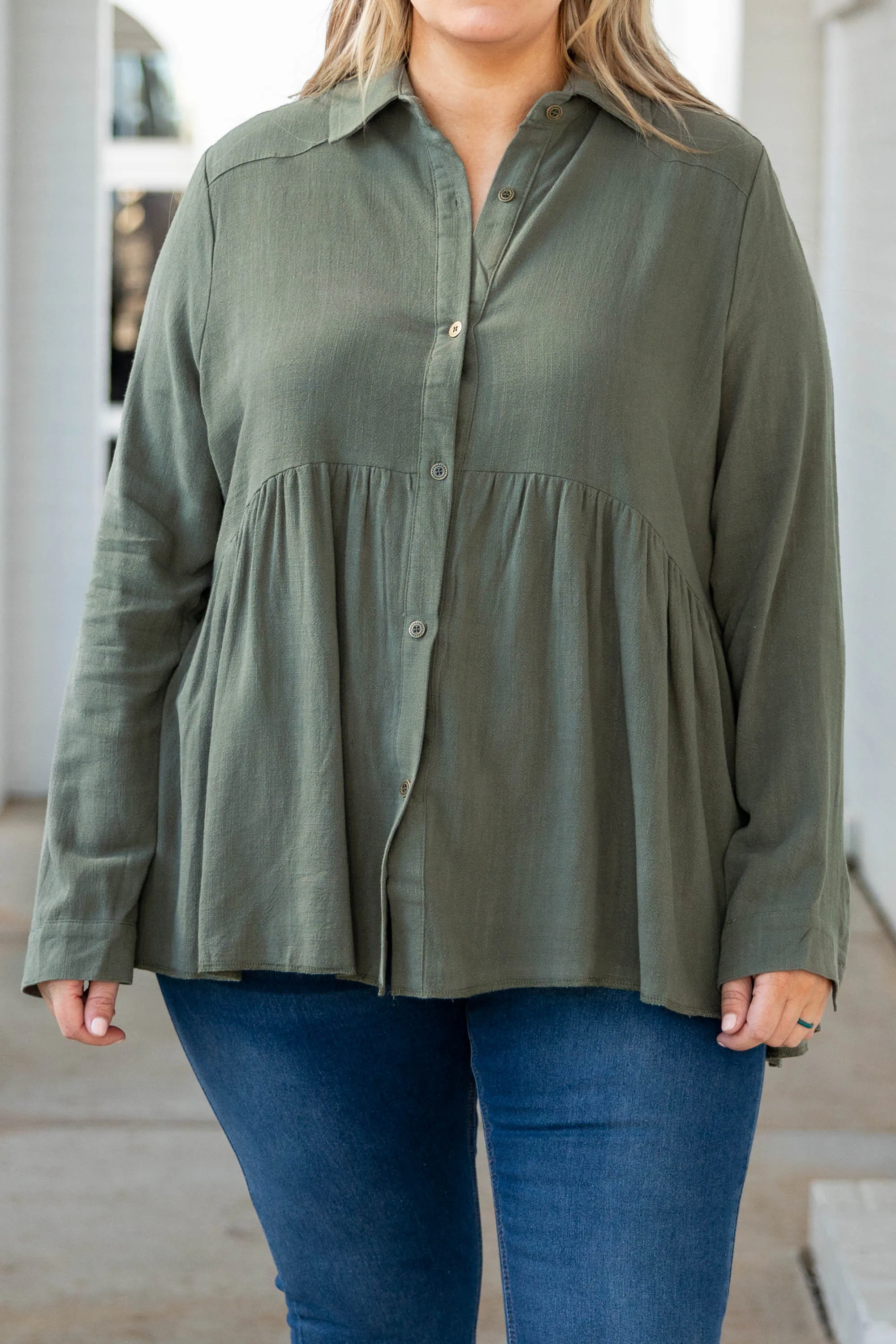 Call On Me Top, Army Green