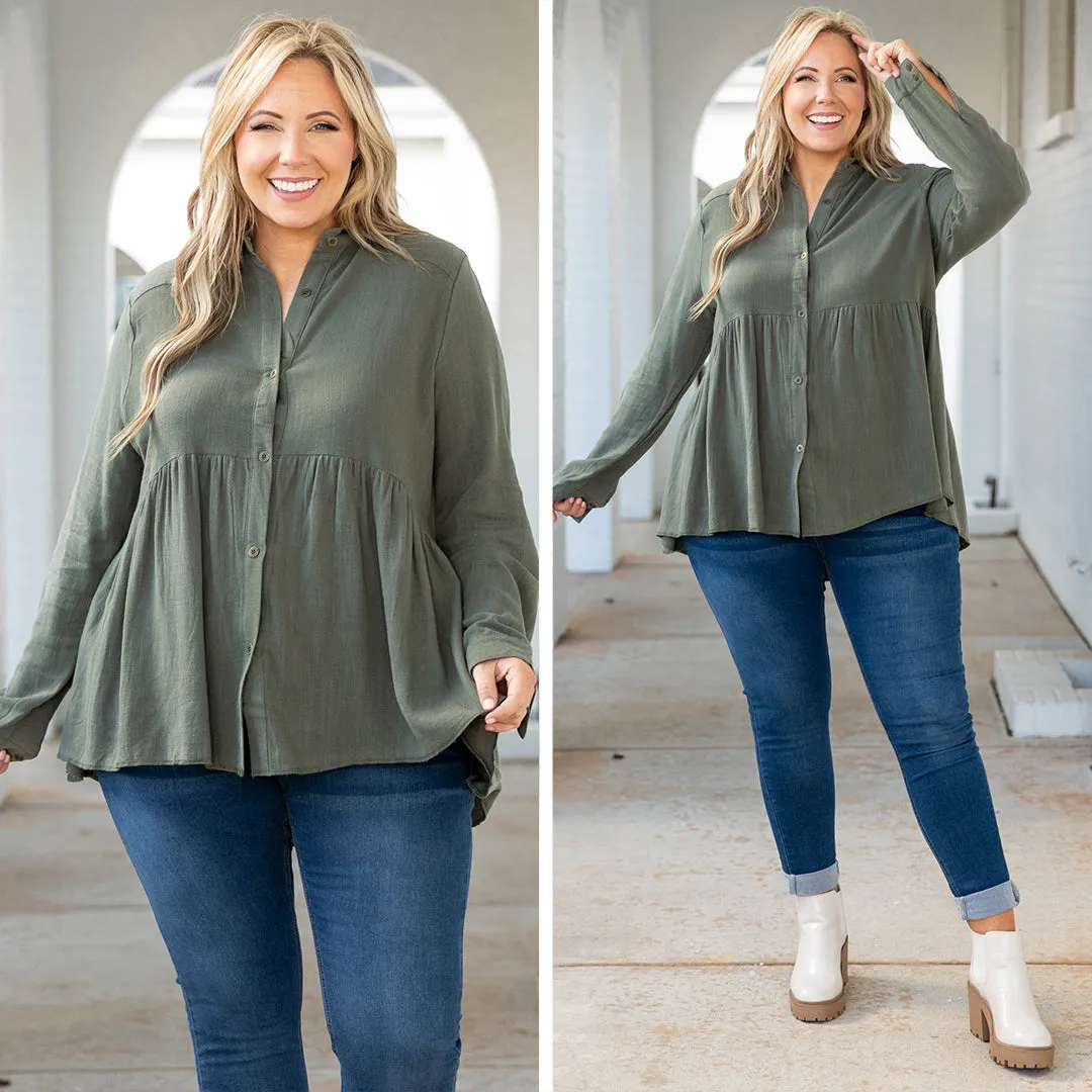Call On Me Top, Army Green