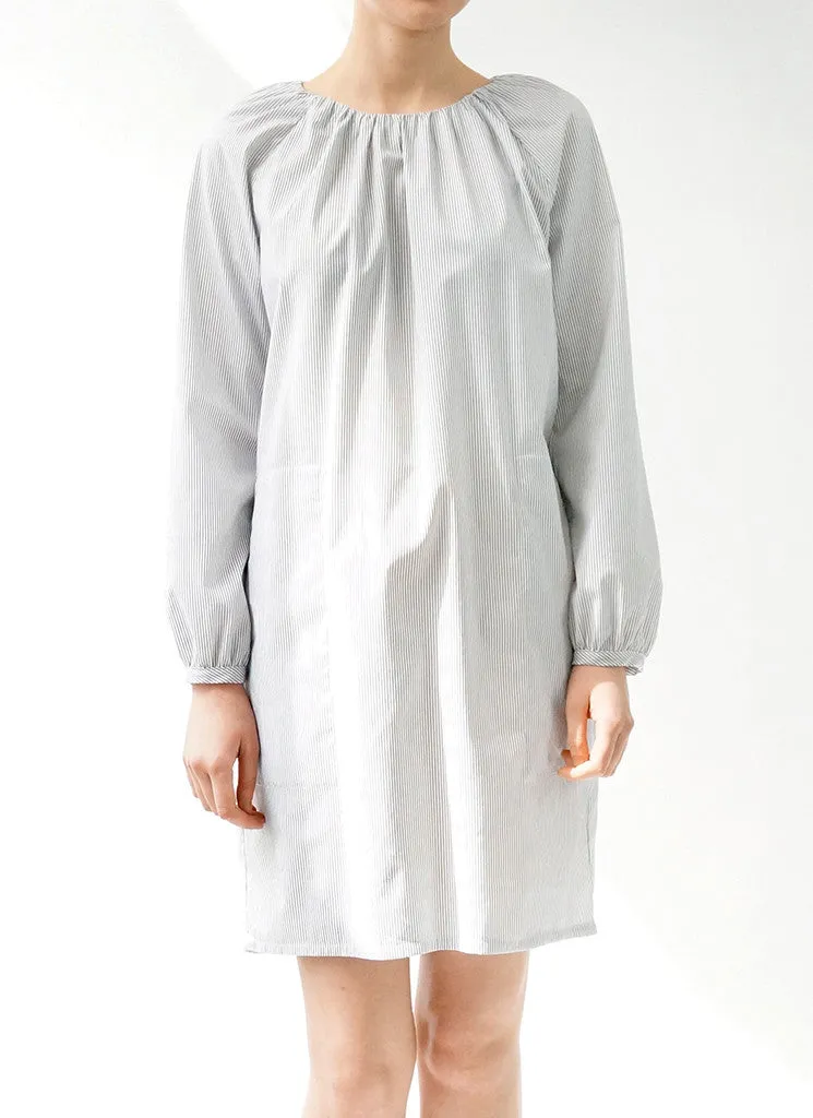 CAMEO DRESS (FINE STRIPE)