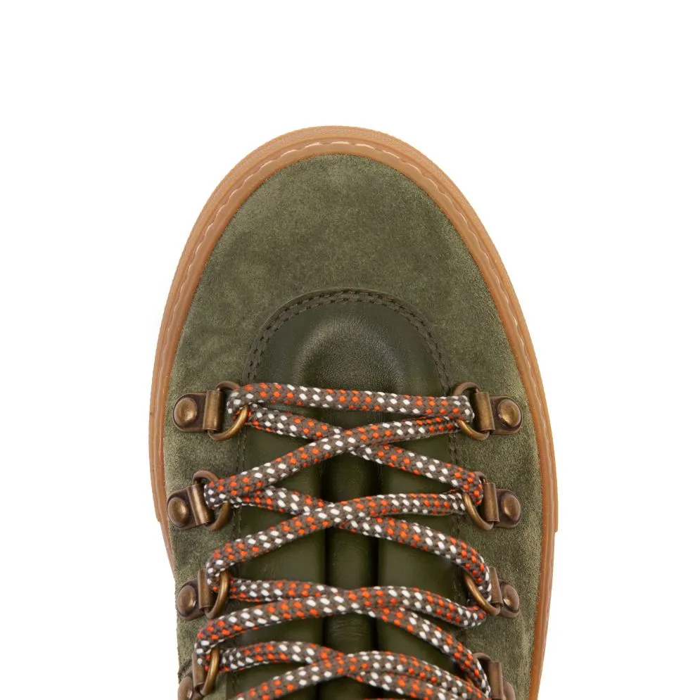 Camino: Khaki Suede And Shearling Boots