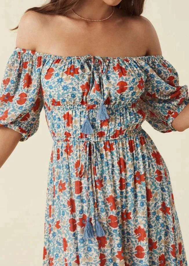Cha Cha Village Soiree Dress in Sky