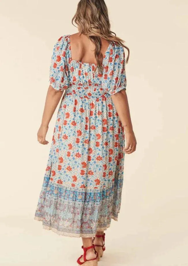 Cha Cha Village Soiree Dress in Sky