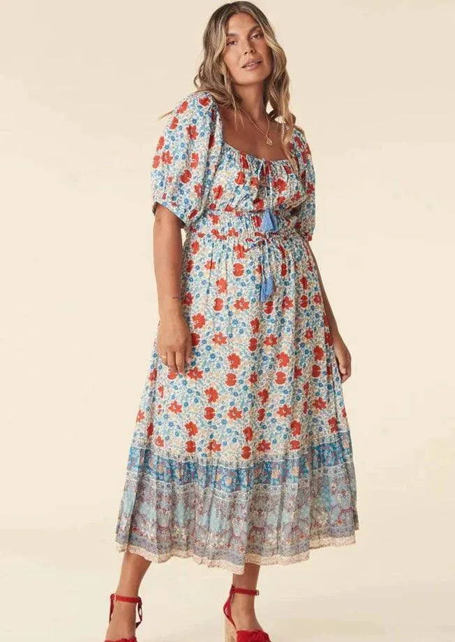 Cha Cha Village Soiree Dress in Sky