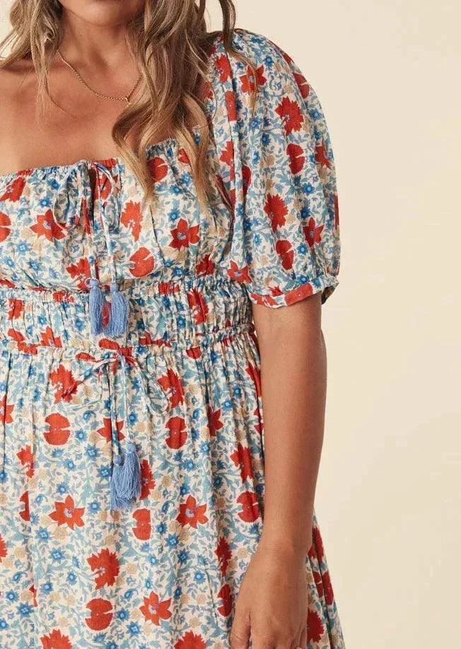Cha Cha Village Soiree Dress in Sky