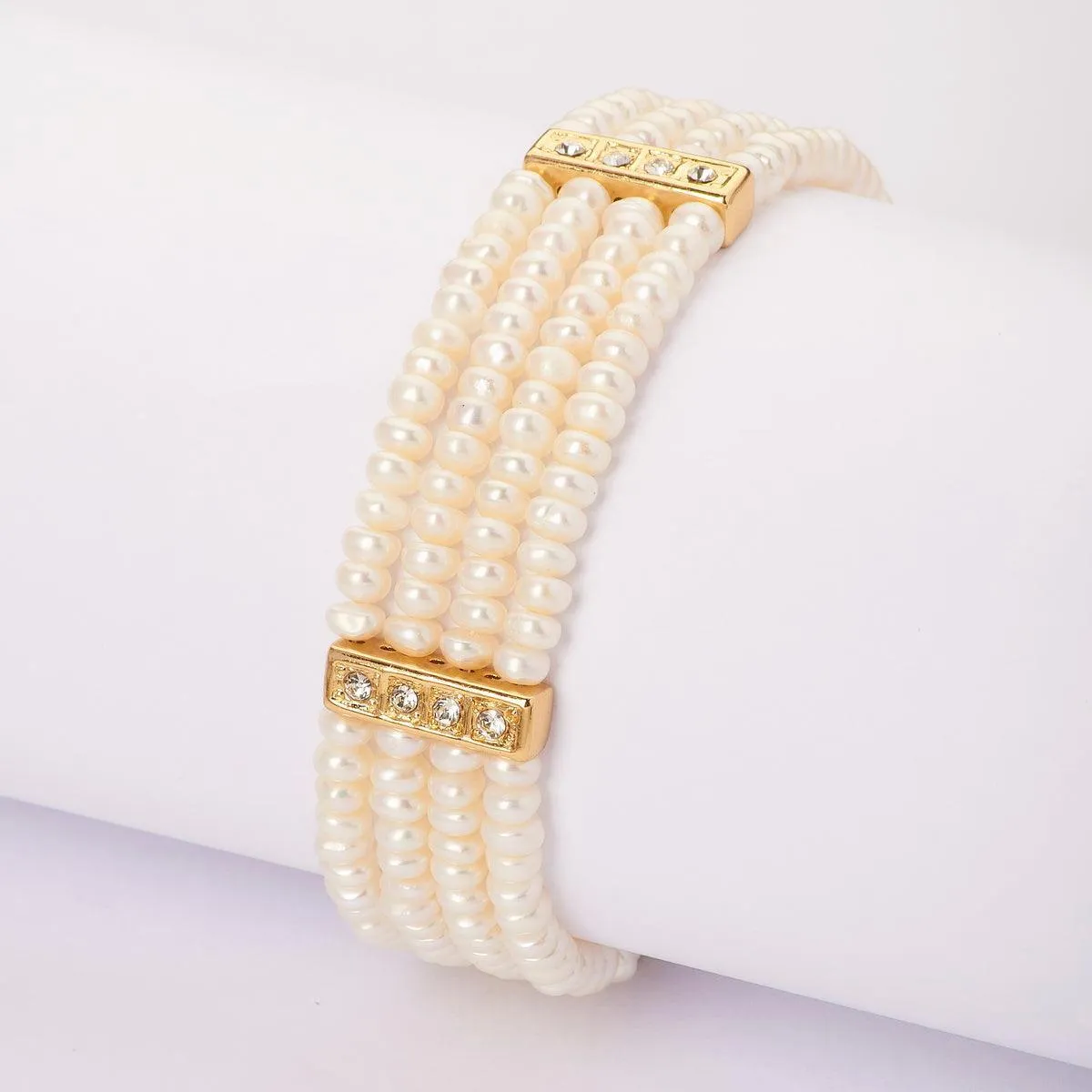 Classic and Elegant Real Pearl Bracelet