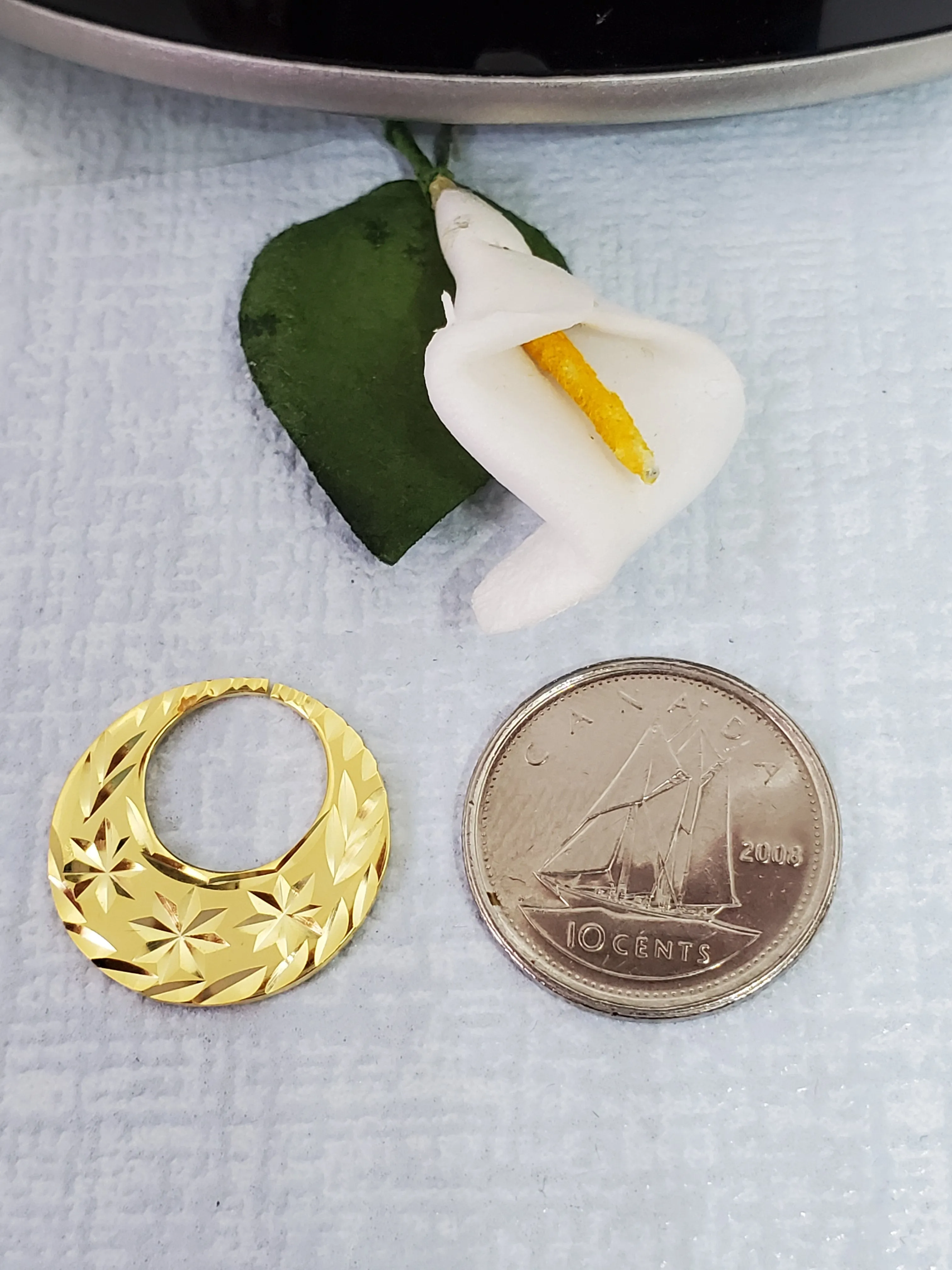 Classic Real Silver Gold Plated Nattiyan Earrrings