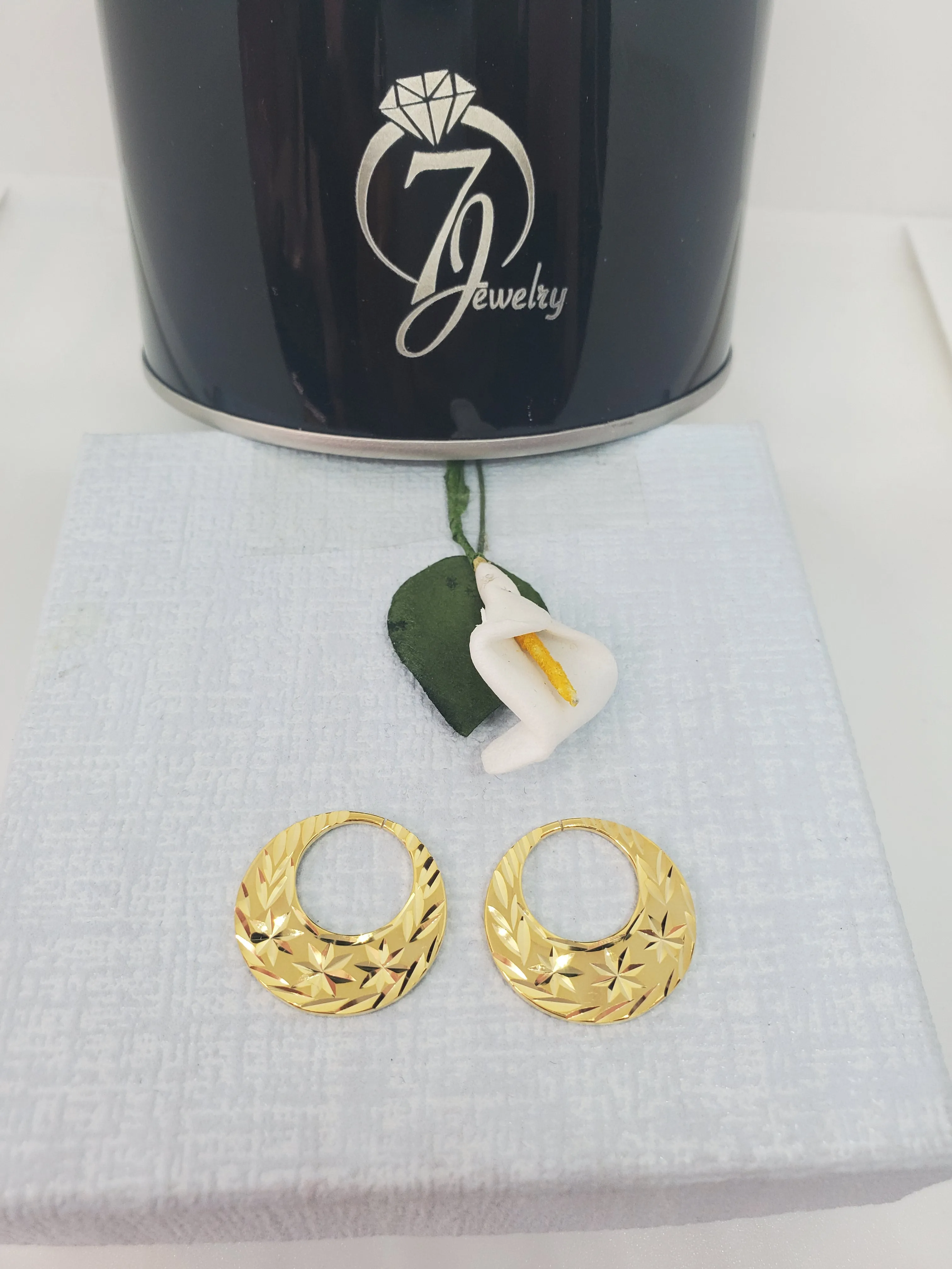 Classic Real Silver Gold Plated Nattiyan Earrrings