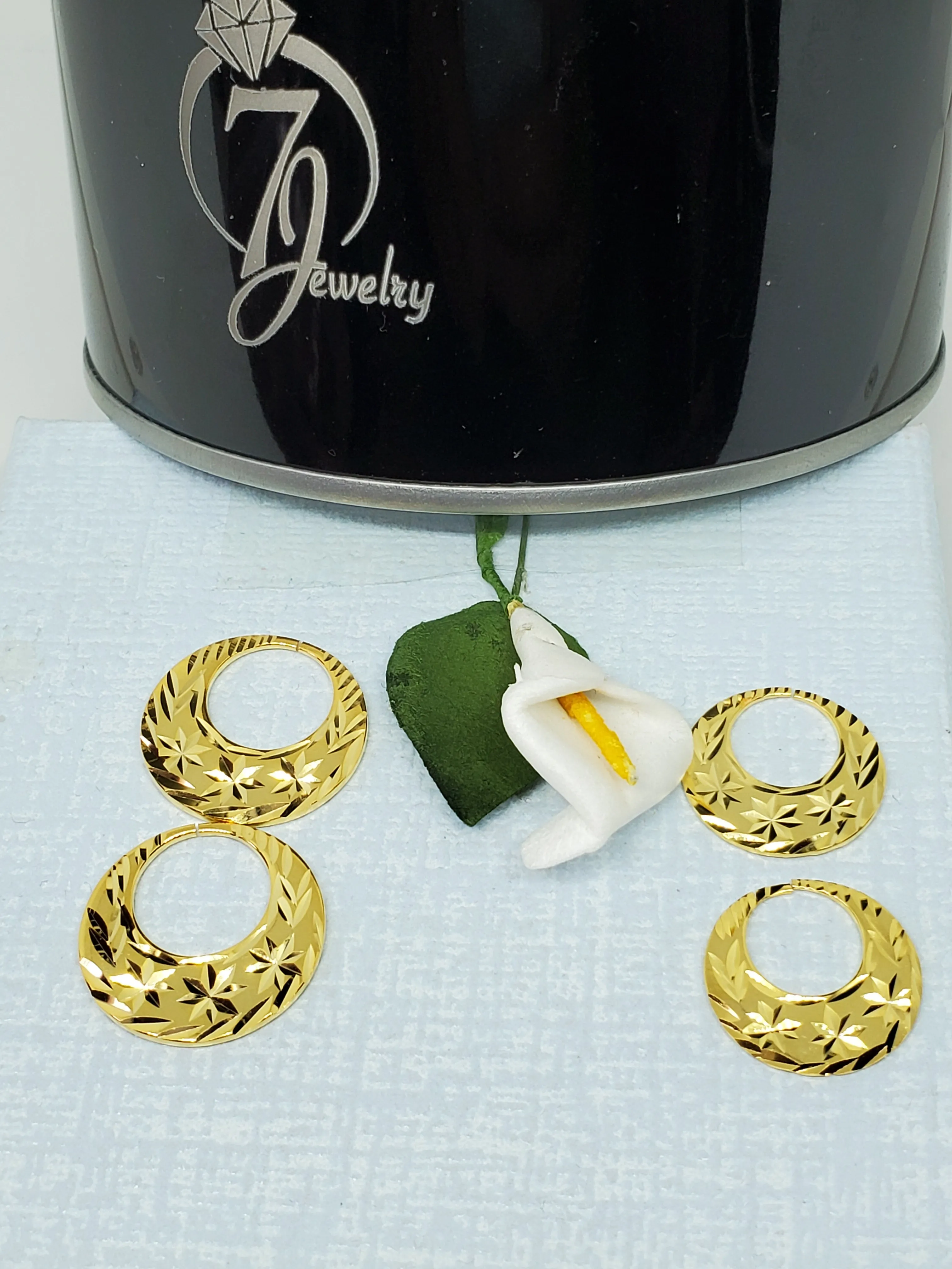 Classic Real Silver Gold Plated Nattiyan Earrrings