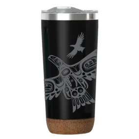 Cork Base Travel Mug - Soaring Eagle, 20 oz