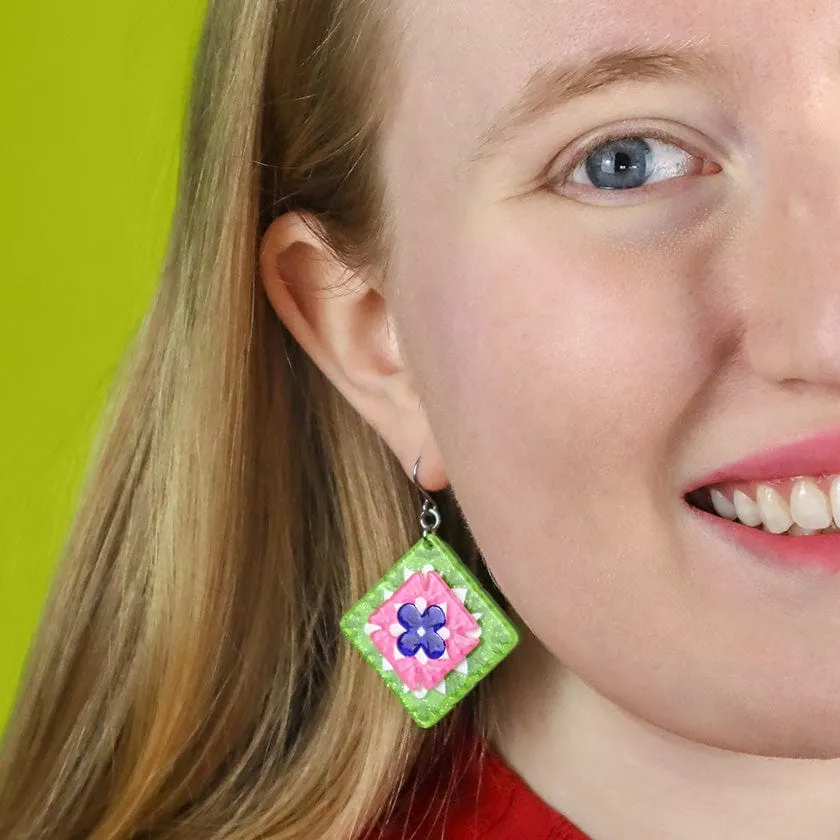 Cosy Comfort Earrings - Green