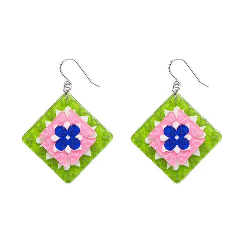 Cosy Comfort Earrings - Green