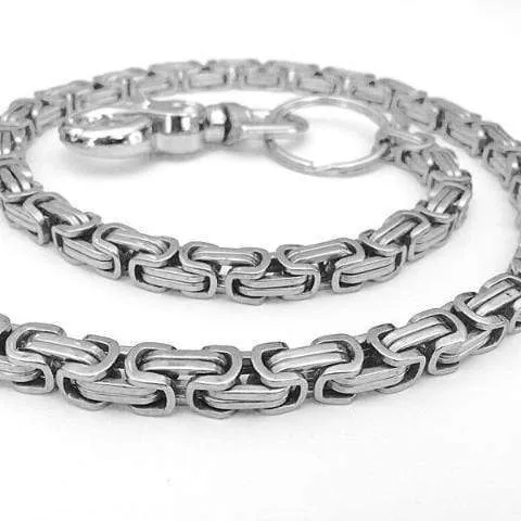 Daytona - Silver - Wallet Chain Heritage - 1/2 inch wide