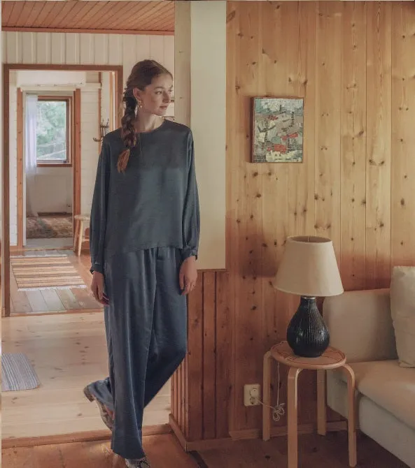 DOROTA SATIN SHIRT - LES SOEURS