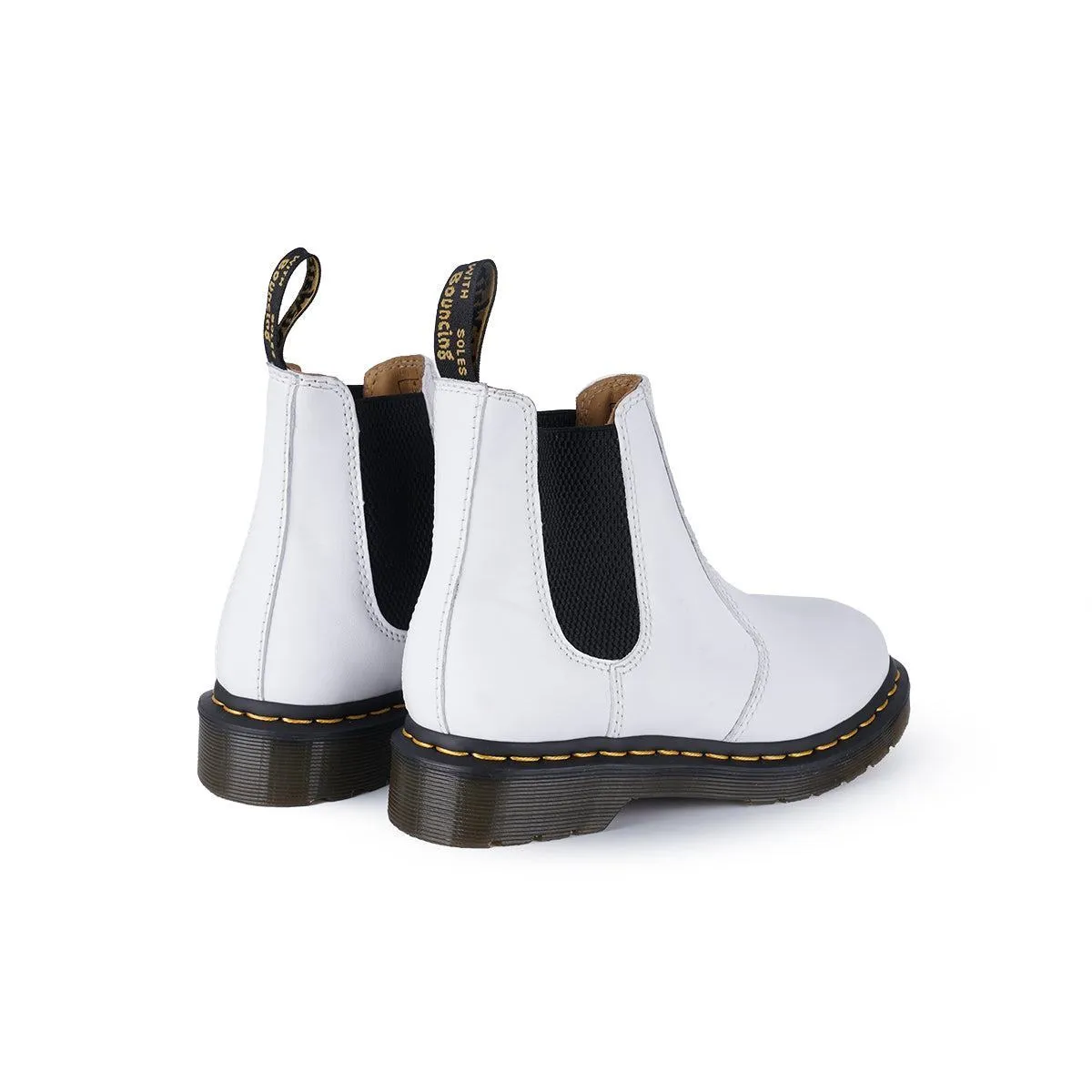 Dr. Martens Ankle Boots Fabric White Colour For Women