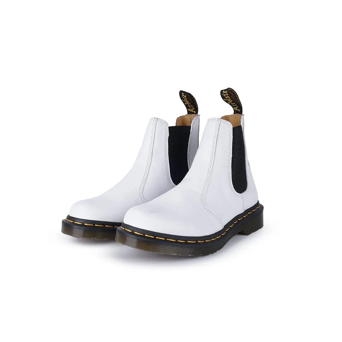 Dr. Martens Ankle Boots Fabric White Colour For Women