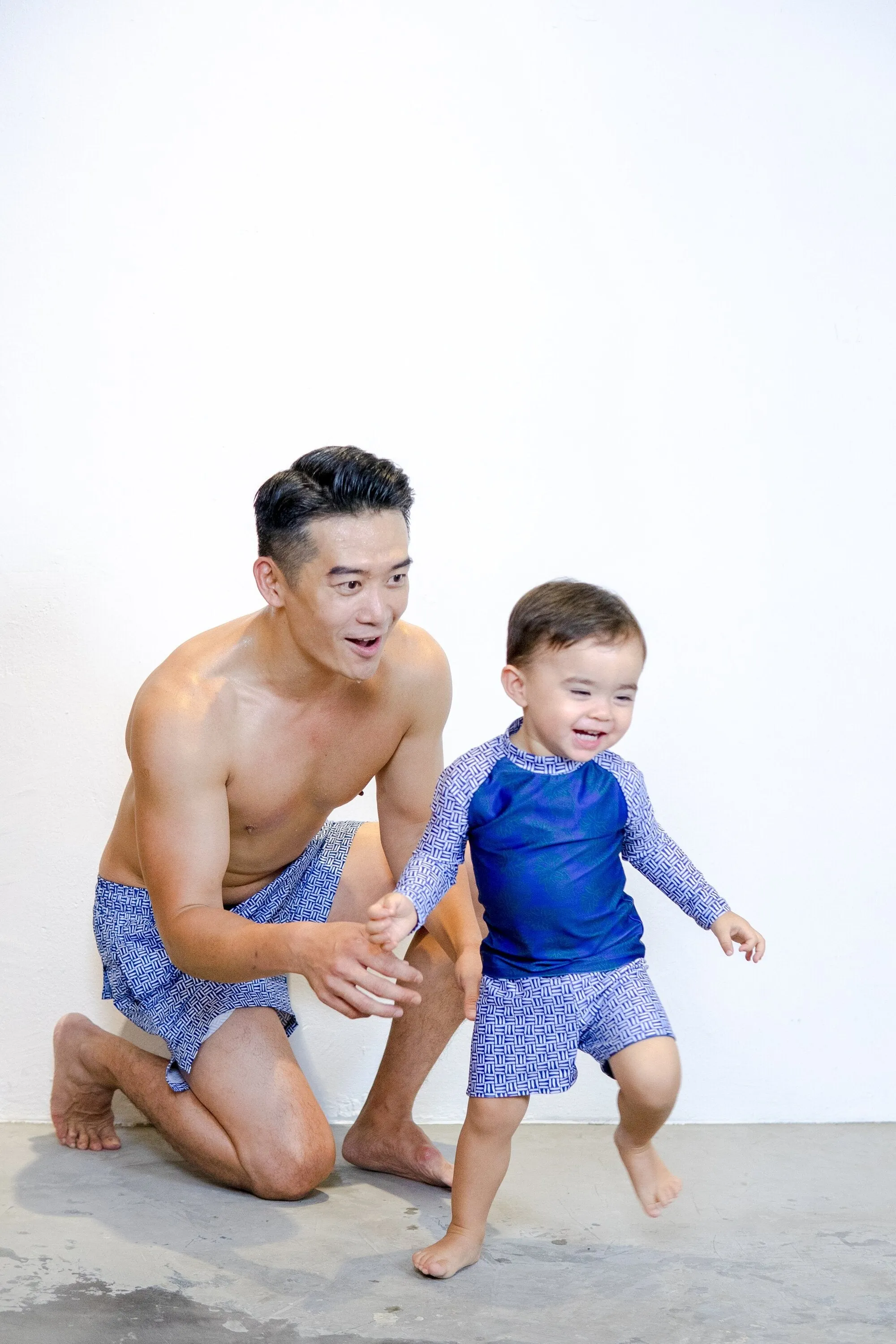 Echo Kids Unisex Swim Shorts - Reversible