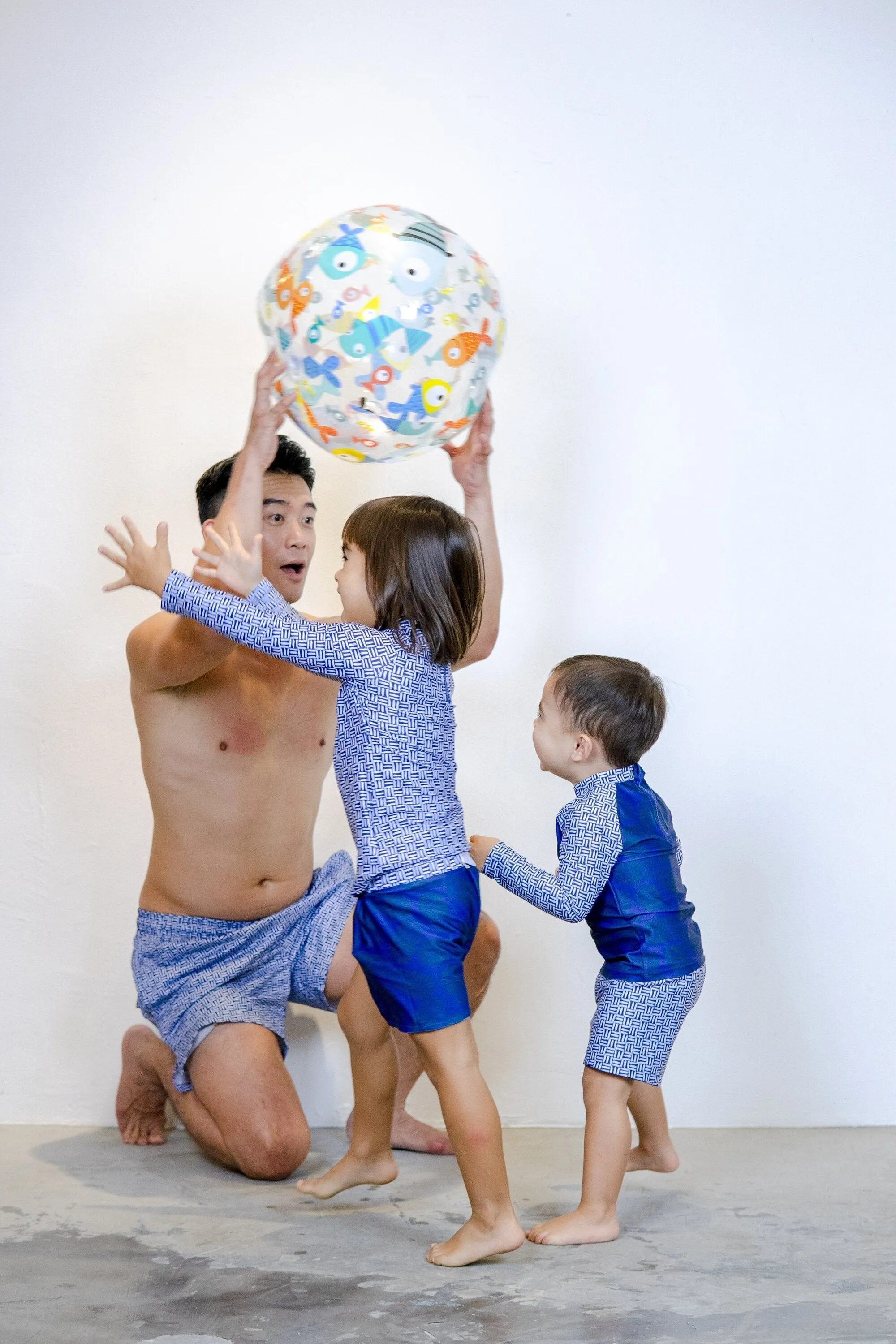 Echo Kids Unisex Swim Shorts - Reversible