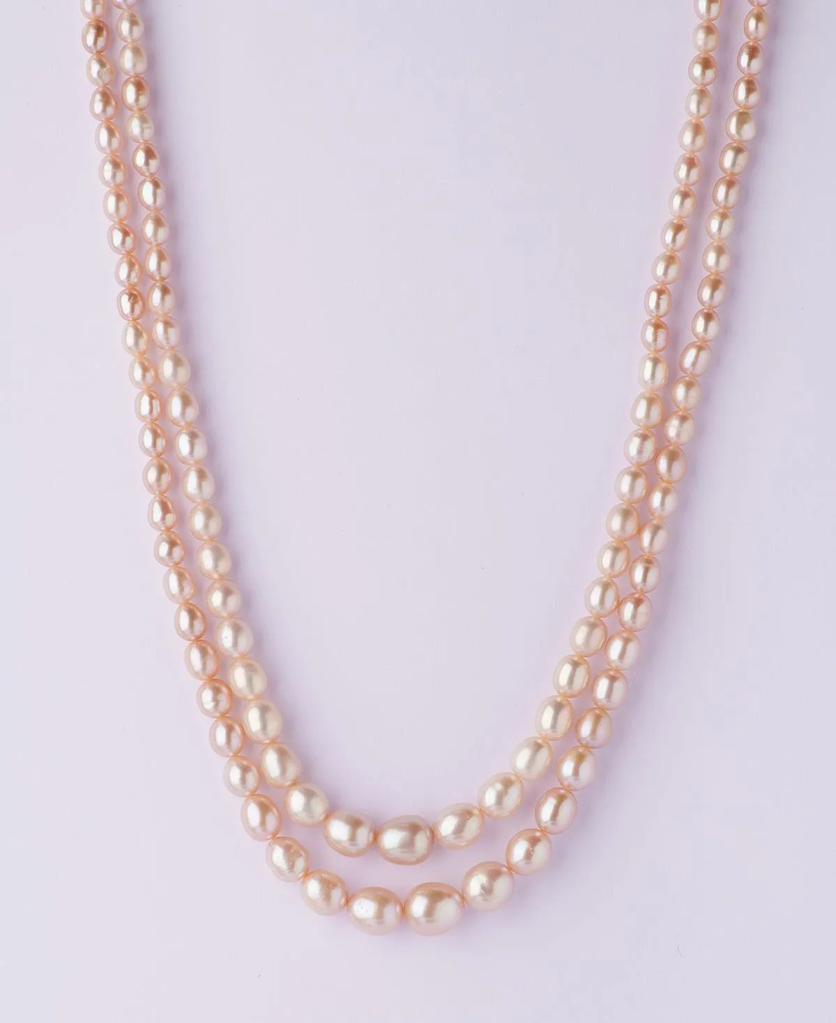 Elegant 2 line Pearl Necklace