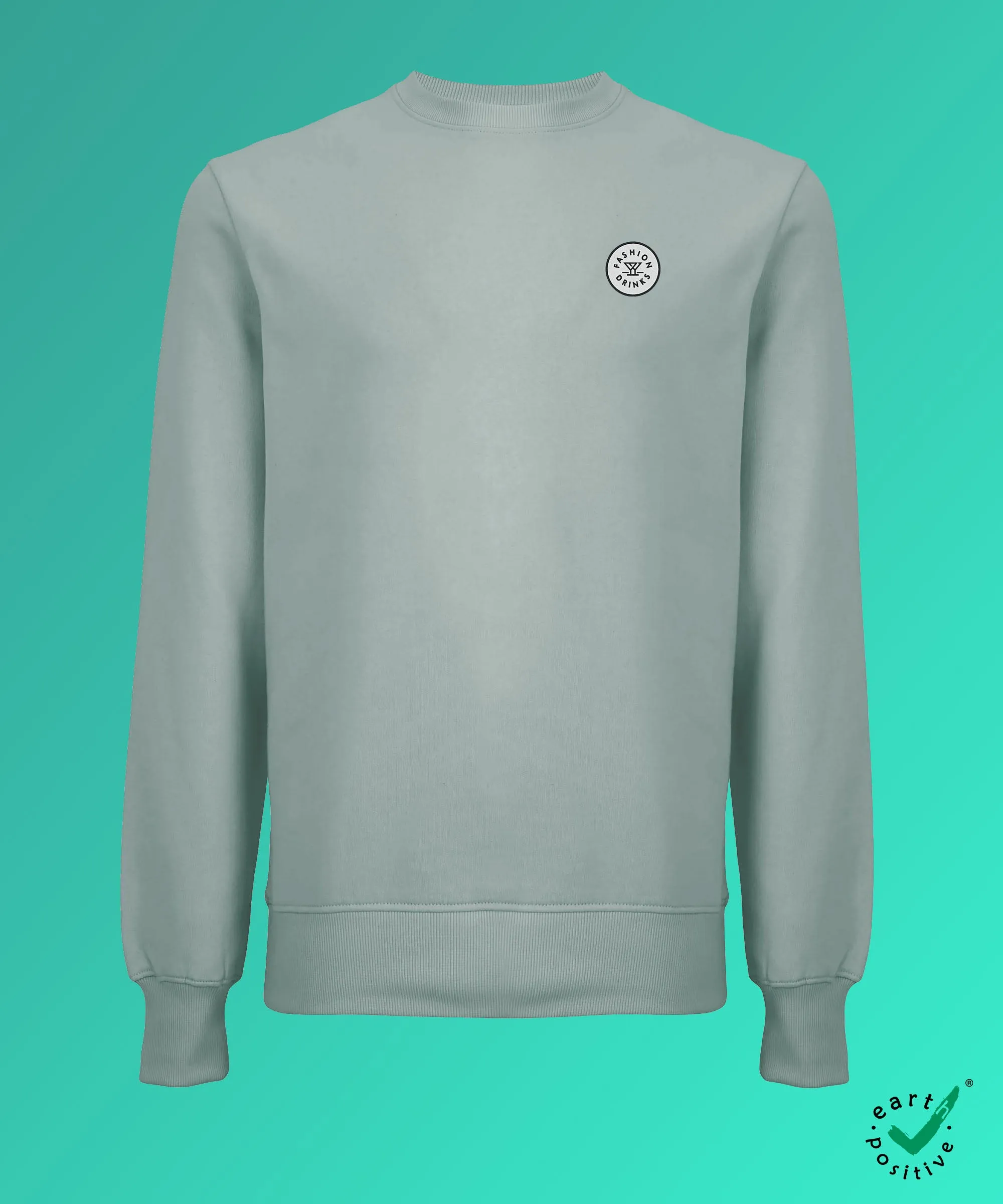 Fashion Drinks | Bestickter Bio-Baumwoll Frauen Pullover