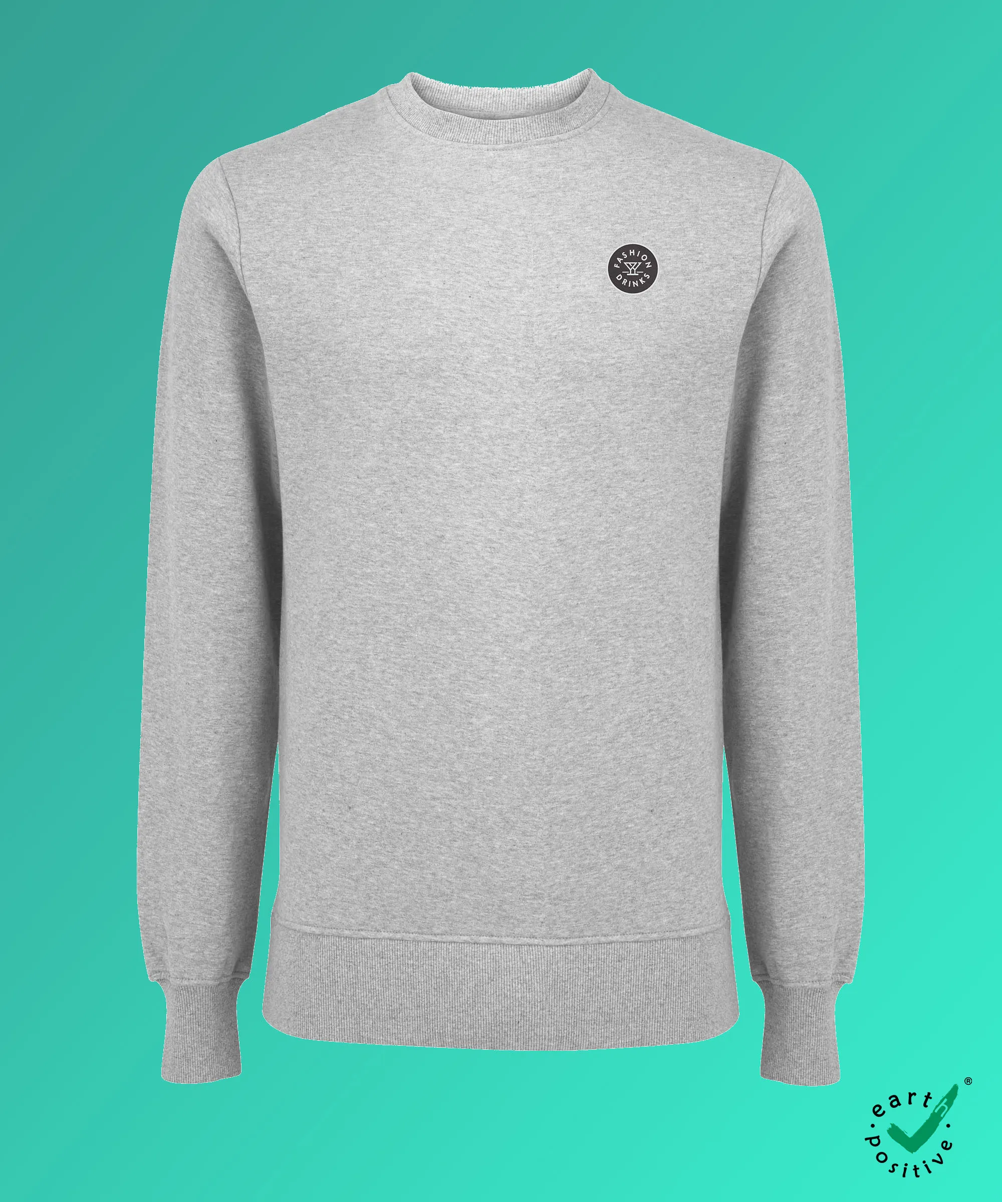 Fashion Drinks | Bestickter Bio-Baumwoll Frauen Pullover