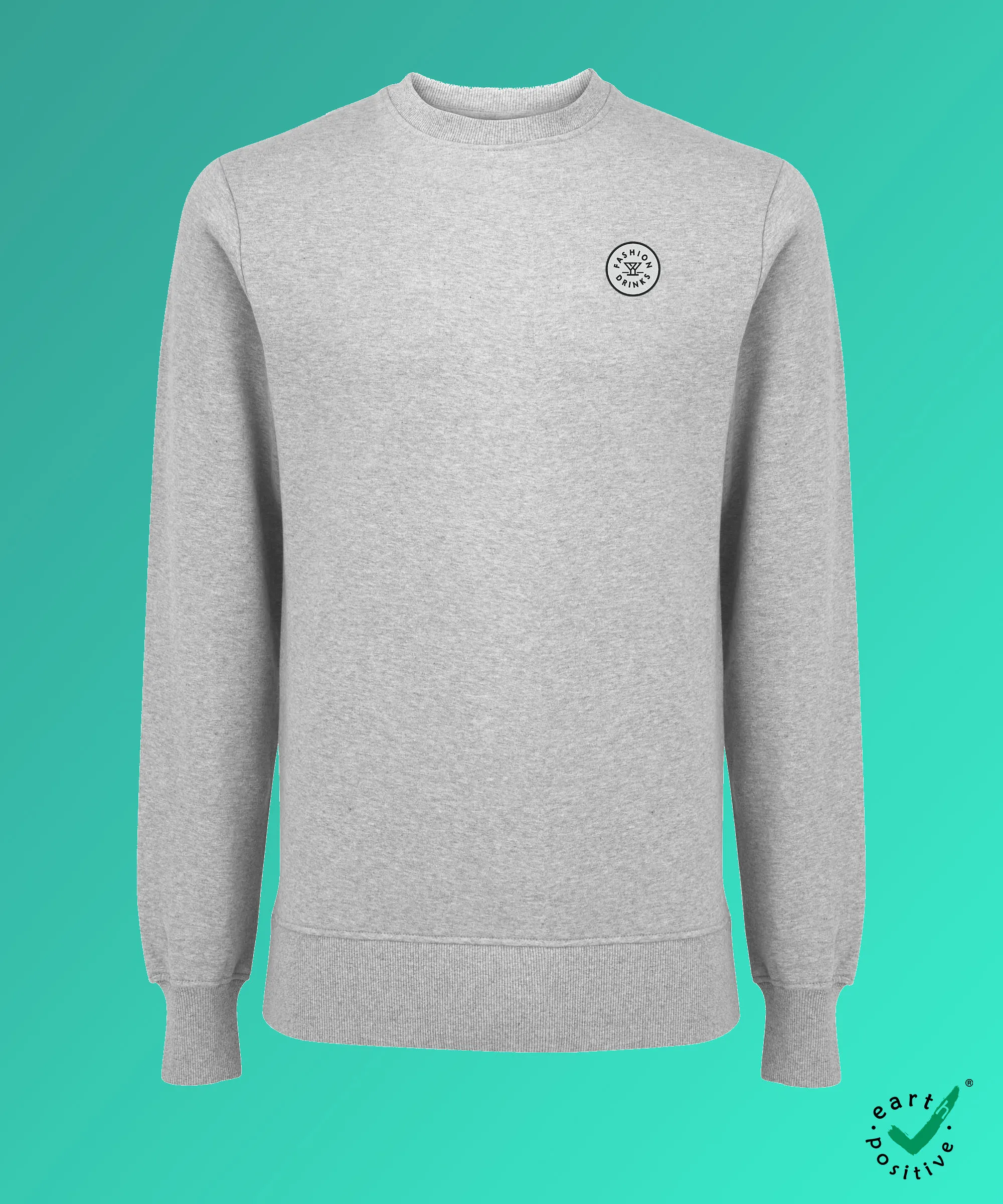 Fashion Drinks | Bestickter Bio-Baumwoll Frauen Pullover