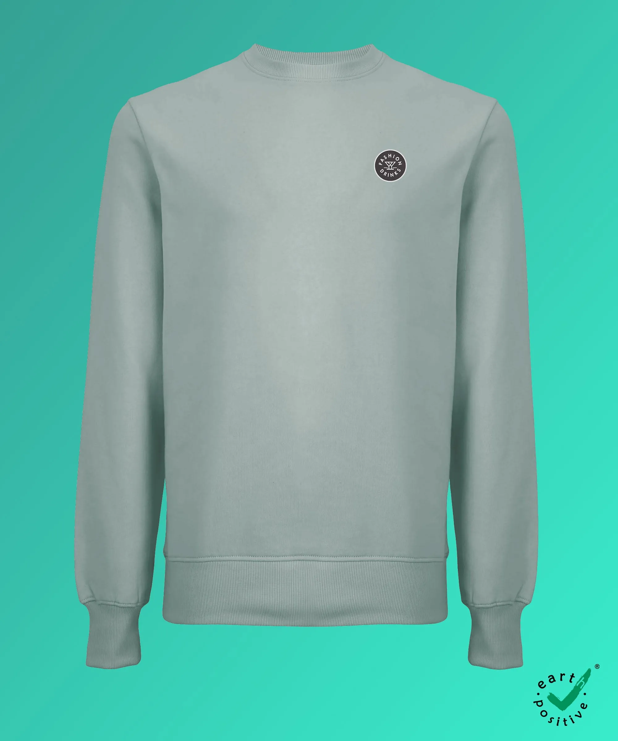 Fashion Drinks | Bestickter Bio-Baumwoll Frauen Pullover
