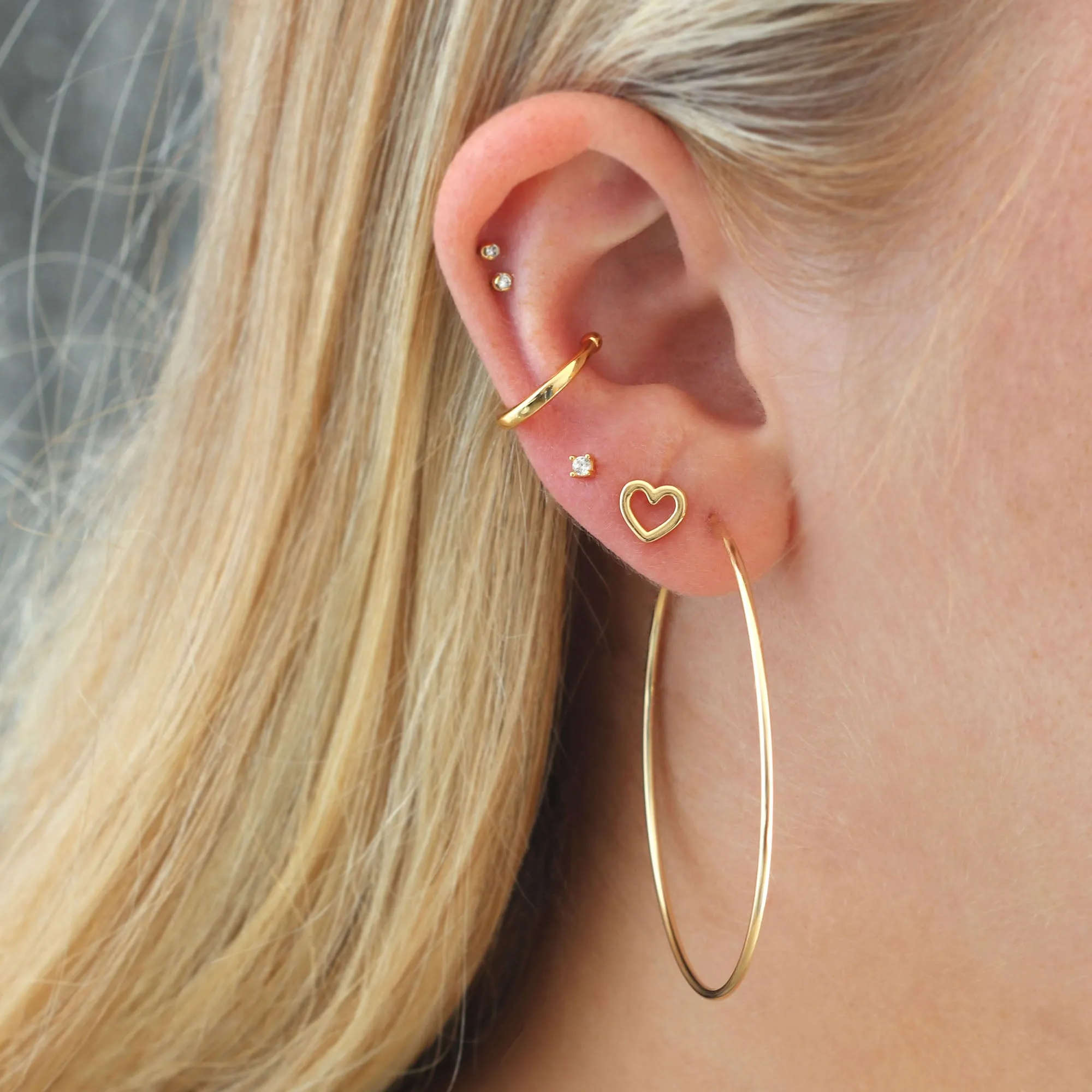 Featherweight Hoop Earrings - Gold-Filled