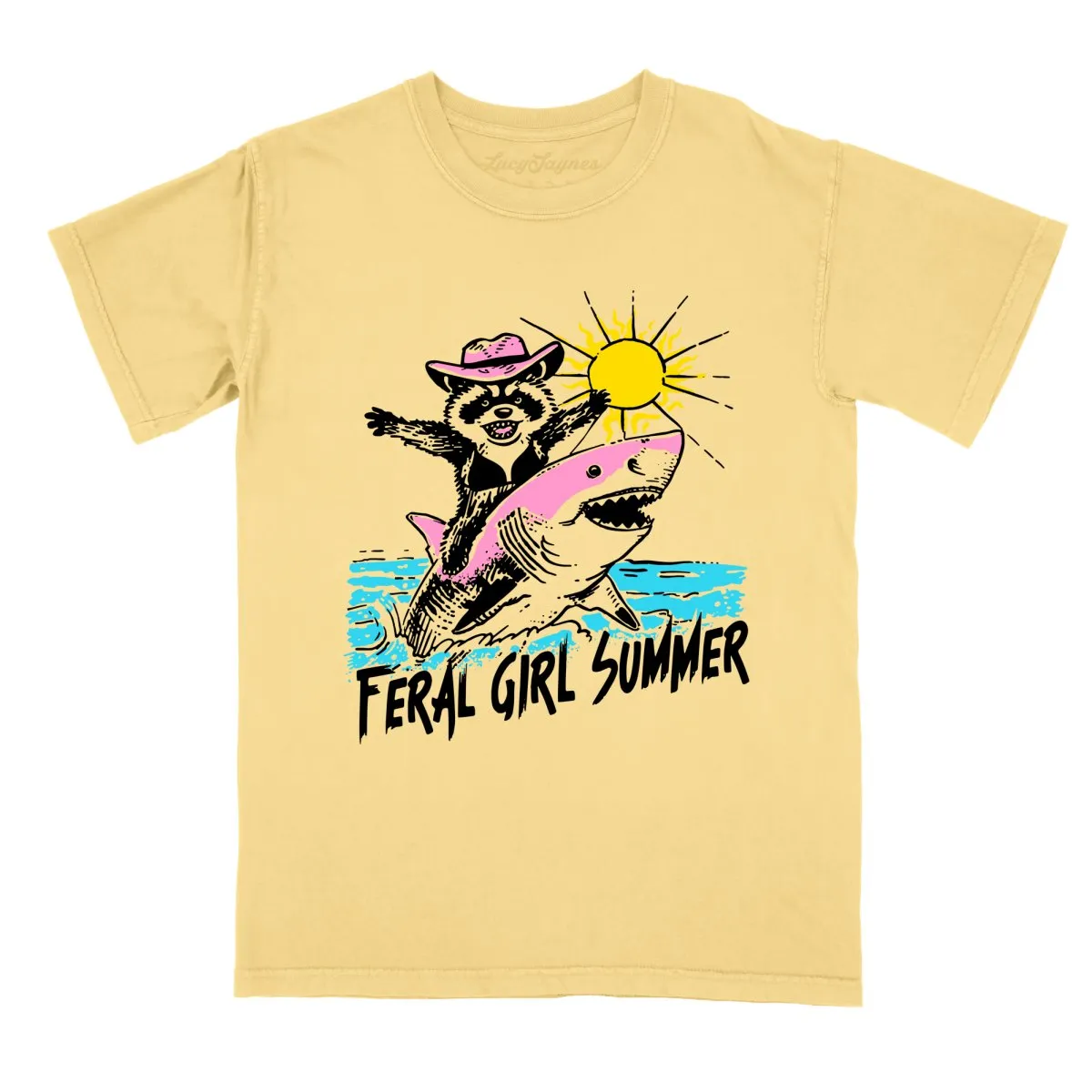 Feral Girl Summer Comfort Colors Tee