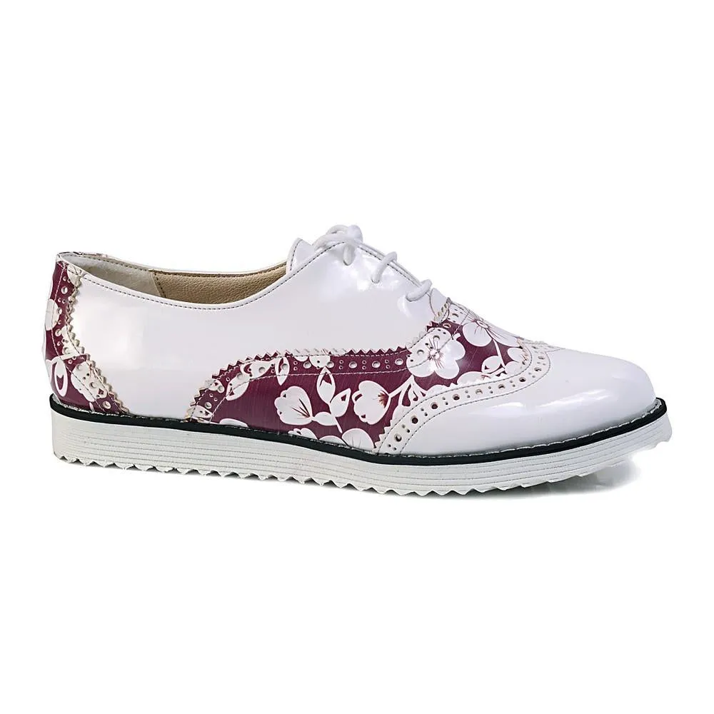 Flowers Oxford Shoes GNG302