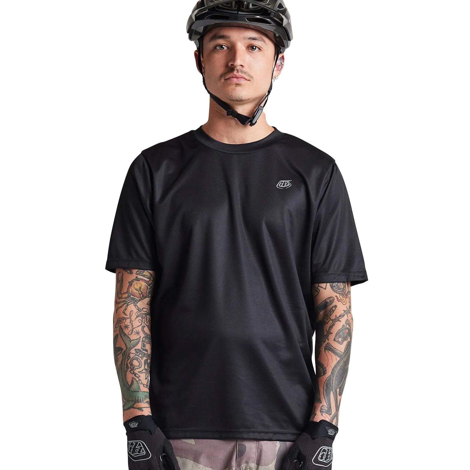 Flowline SS Jersey Solid Black