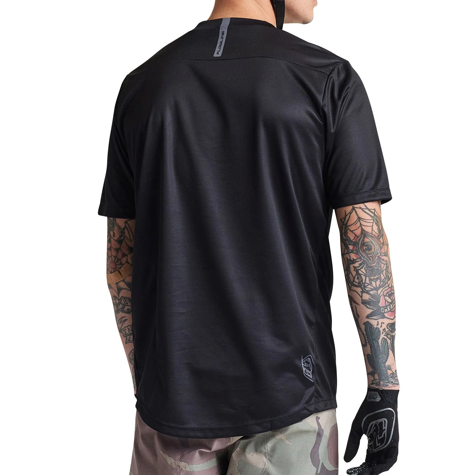 Flowline SS Jersey Solid Black