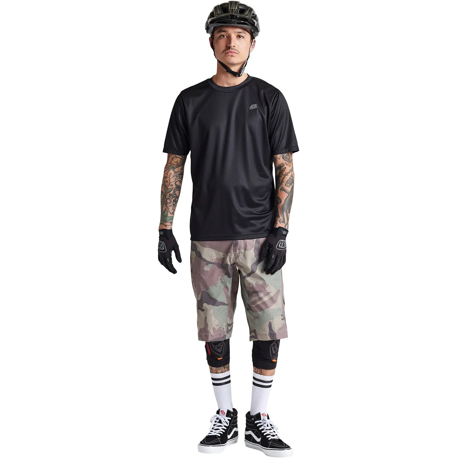 Flowline SS Jersey Solid Black