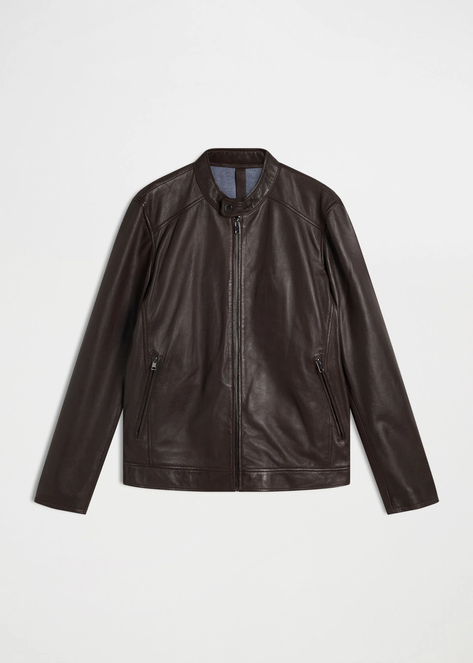 Giacca biker in pelle