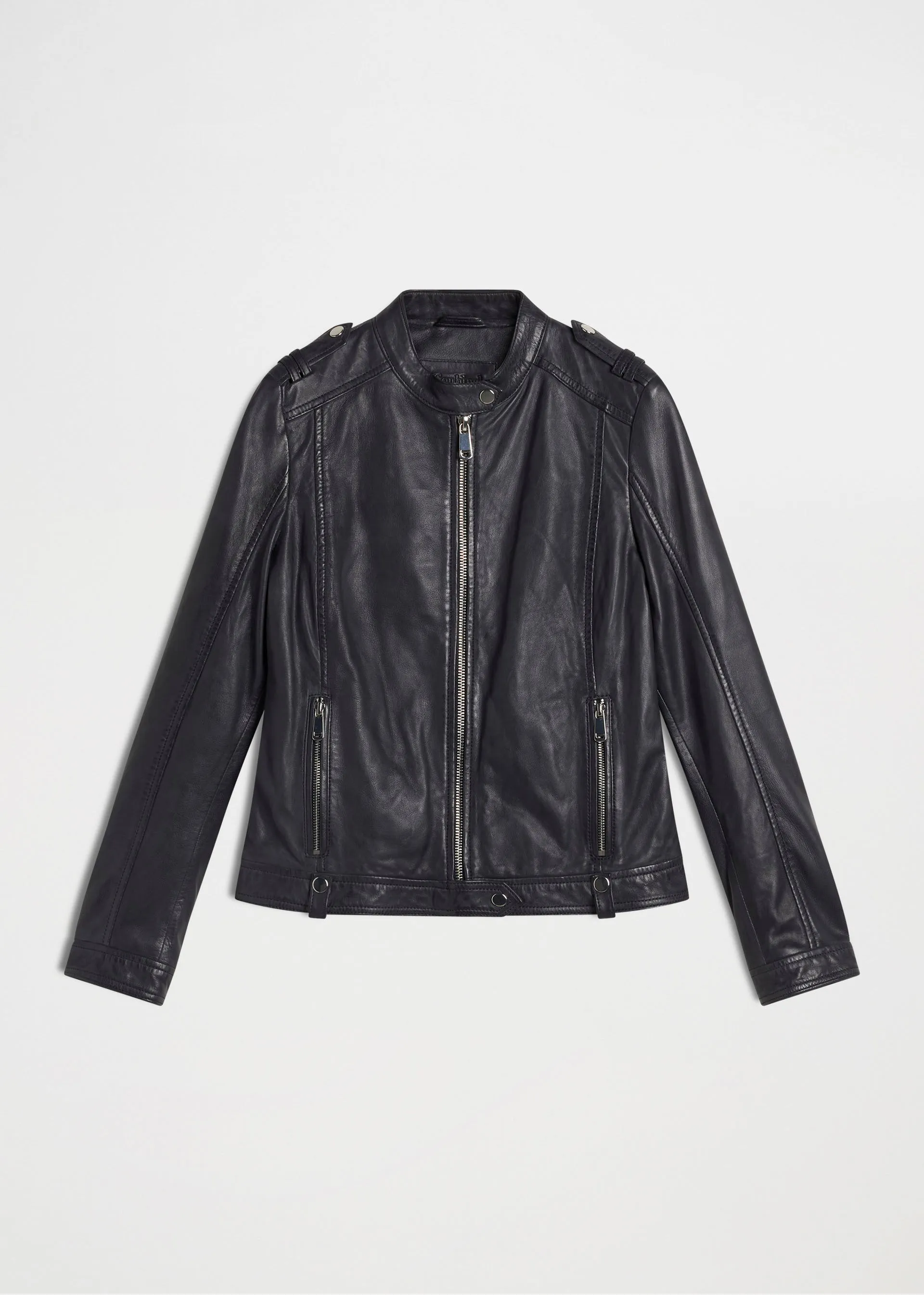 Giacca biker in pelle